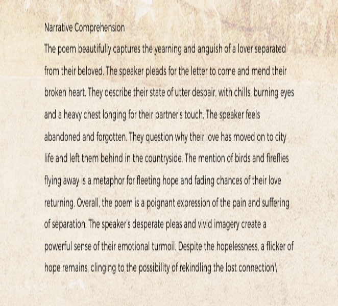 Comprehension