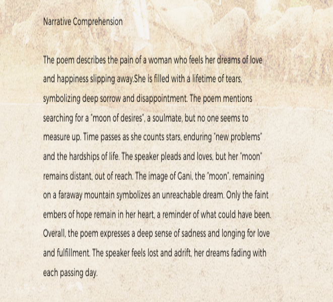 Comprehension