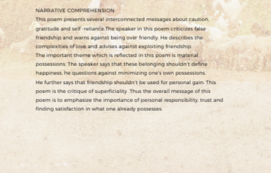 Comprehension