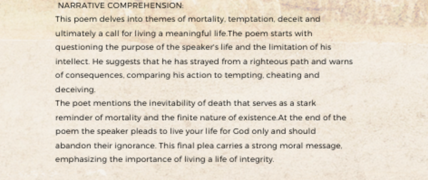 Comprehension