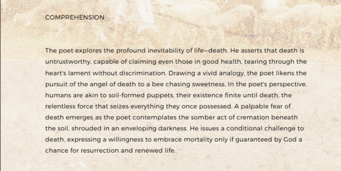 Comprehension